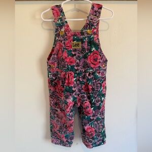 Lee Vintage Floral Corduroy Overalls - Paper Tag